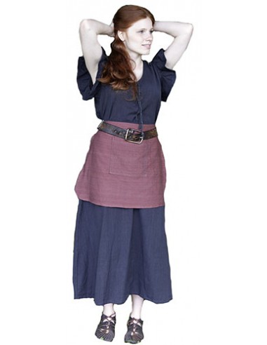 Vestido medieval Agga, negro