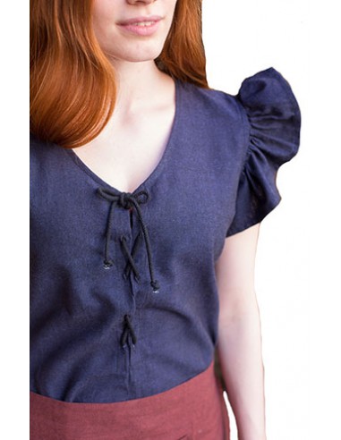Vestido medieval Agga, azul