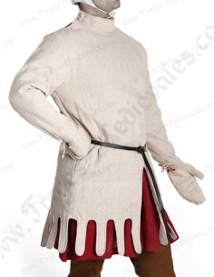Gambesón ligero con manoplas