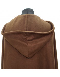 Capa medieval Einar, marrón. 2