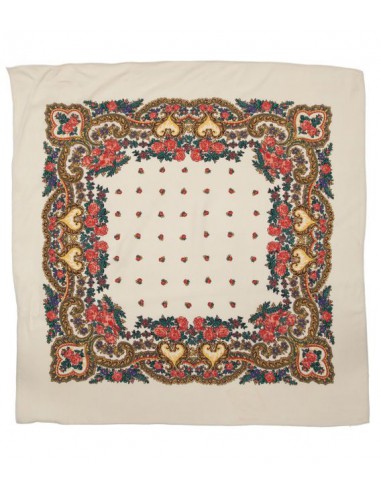 Pañuelo portugués 90 X 90, crudo.