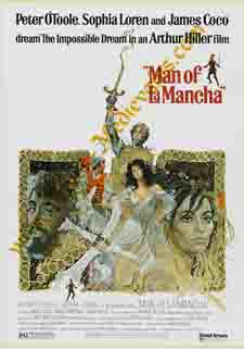 Cartel película, El Hombre de la Mancha